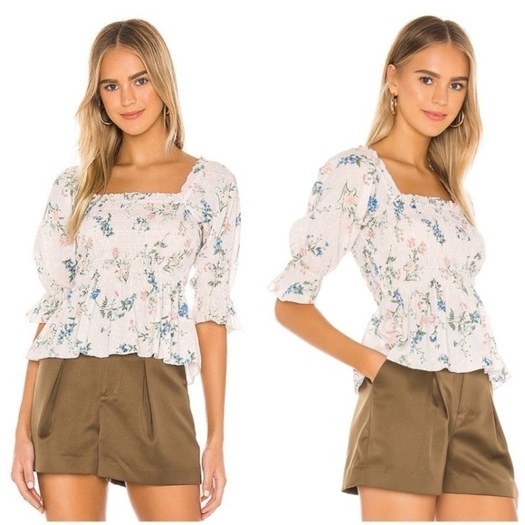 SAYLOR Clover Blouse In Blush - Picture 1 of 3